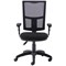 Jemini Medway High Mesh Back Operator Chair, Black