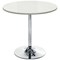 Jemini Round Bistro Trumpet Base Table, 800mm Diameter, 740mm High, White