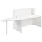 Jemini Reception Unit with Extension, 1400x800x740mm, White