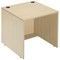 Jemini Reception Modular Straight Desk Unit, 800x800x740mm, Maple