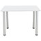 Jemini Rectangular Meeting Table, 1200x800x730mm, White