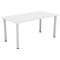 Jemini Rectangular Meeting Table, 1600x800x730mm, White