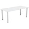 Jemini Rectangular Meeting Table, 1800x800x730mm, White