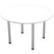 Jemini Circular Meeting Table, 1200x1200x730mm, White