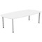 Jemini Boardroom Table, 1800mm, White