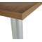 Jemini Rectangular Meeting Table, 1200x800x730mm, Walnut