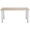 Jemini Rectangular Meeting Table, 1200x800x730mm, Grey Oak