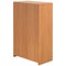 Serrion Premium Medium Bookcase, 2 Shelves, 1200mm High, Beech