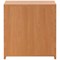 Serrion Premium Low Bookcase, 1 Shelf, 800mm High, Beech