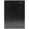 Q-Connect A4 Appointment Desk Diary, Day Per Page, Black, 2025