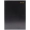 Q-Connect A4 Desk Diary, Day Per Page, Black, 2025