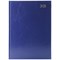 Q-Connect A4 Desk Diary, 2 Days Per Page, Blue, 2025