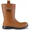 Dunlop Purofort Rigpro Full Safety Fur Lined Boots, Tan, 6.5