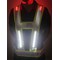 Light-Vest Harness With Red Lights Shoulder And Back, Saturn Yellow