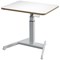 Leitz Ergo Slim Sit/Stand Desk with Stand Up Reminder, 800mm, White