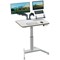 Leitz Ergo Slim Sit/Stand Desk with Stand Up Reminder, 800mm, White