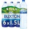 Buxton Still Natural Mineral Water, Plastic Bottles, 1.5 Litres, Pack of 6