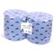 Esfina 2-Ply Floorstand Roll, 400m, Blue, Pack of 2