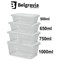 Belgravia Microwave Container & Lids, 500ml, Pack of 50