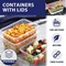 Belgravia Microwave Container & Lids, 750ml, Pack of 50