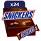 Snickers Chocolate Bar, Pack of 24