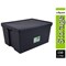 Wham Bam Recycled Storage Box, 150 Litres, Black