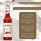 Monin Winter Spice Syrup, 700ml, Glass Bottle