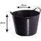 Gorilla Recycled Flexi Tub, 14 Litre, Black