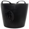 Gorilla Recycled Flexi Tub, 26 Litre, Black