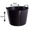 Gorilla Recycled Flexi Tub, 38 Litre, Black