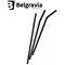 Belgravia Bio PLA Plastic Bendy Straws, Black, Pack of 250