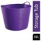 Gorilla Flexi Tub, 38 Litre, Purple