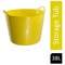 Gorilla Flexi Tub, 38 Litre, Yellow