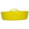 Gorilla Shallow Flexi Tub, 35 Litre, Yellow