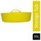 Gorilla Shallow Flexi Tub, 35 Litre, Yellow