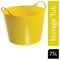 Gorilla Flexi Tub, 75 Litre, Yellow