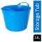 Gorilla Flexi Tub, 14 Litre, Blue