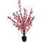 Fixtures Artificial Pink Peach Tree, 95cm