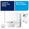 Tork H2 Xpress Mini Multifold Hand Towels Starter Pack, Dispenser and Tork H2 Xpress 2-Ply Extra Soft Hand Towels Sleeve of 100