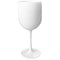 Belgravia Plastic Wine/Champagne Glasses, White, Pack of 6