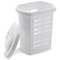 Addis Linen Laundry Hamper, 60 Litre, White