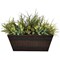 Fixtures Barrel Design Brown Trough, 50.8cm x 25.4cm x 19cm