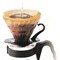 Hario V60 Glass Coffee Dripper, Size 02, Black