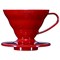 Hario V60 Plastic Coffee Dripper, Size 01, Red