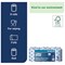 Tork M2 Centrefeed Wiping Paper Plus, 2-Ply, 194mmx157.5m, Blue, Pack of 6