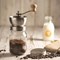 Kilner Coffee Grinder Set & Screw Top Storage Jar, 500ml