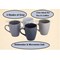 Sabichi Stoneware Mugs, 365ml, Assorted Grey's, Pack of 4