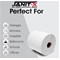 Janit-X Eco 2-Ply 100% Recycled Centrefeed Rolls, 150m, White, Pack of 6