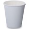 Belgravia Single Walled Paper Cups, 8oz, White, Pack of 50