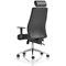 Onyx Ergo Leather Posture Chair with Headrest, Black